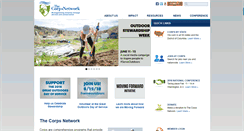 Desktop Screenshot of corpsnetwork.org